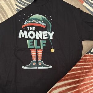 The Money Elf Black T-Shirt
